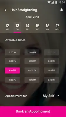 Salon android App screenshot 4